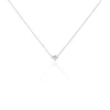 Collier Argent Duredle Oxydes De Zirconium