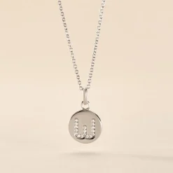 Collier Argent Eugenien Oxydes De Zirconium