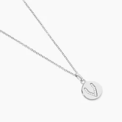 Collier Argent Eugenien Oxydes De Zirconium