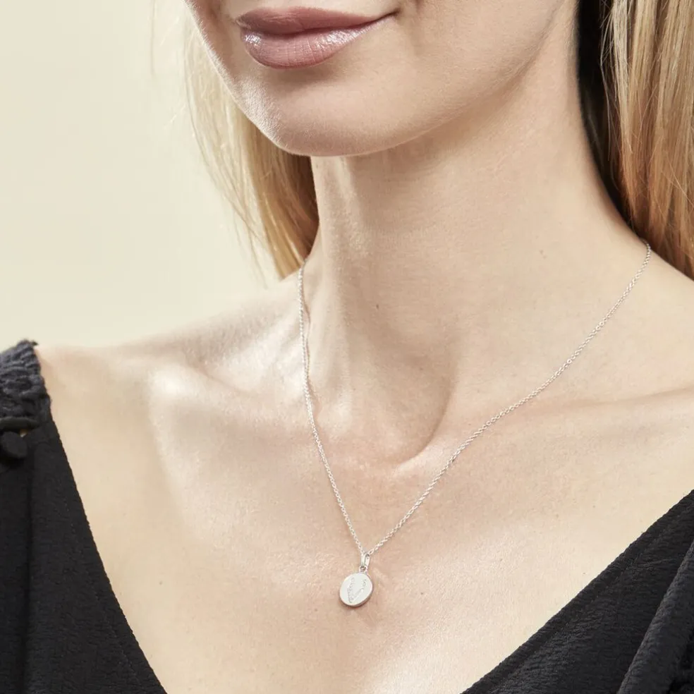 Collier Argent Eugenien Oxydes De Zirconium