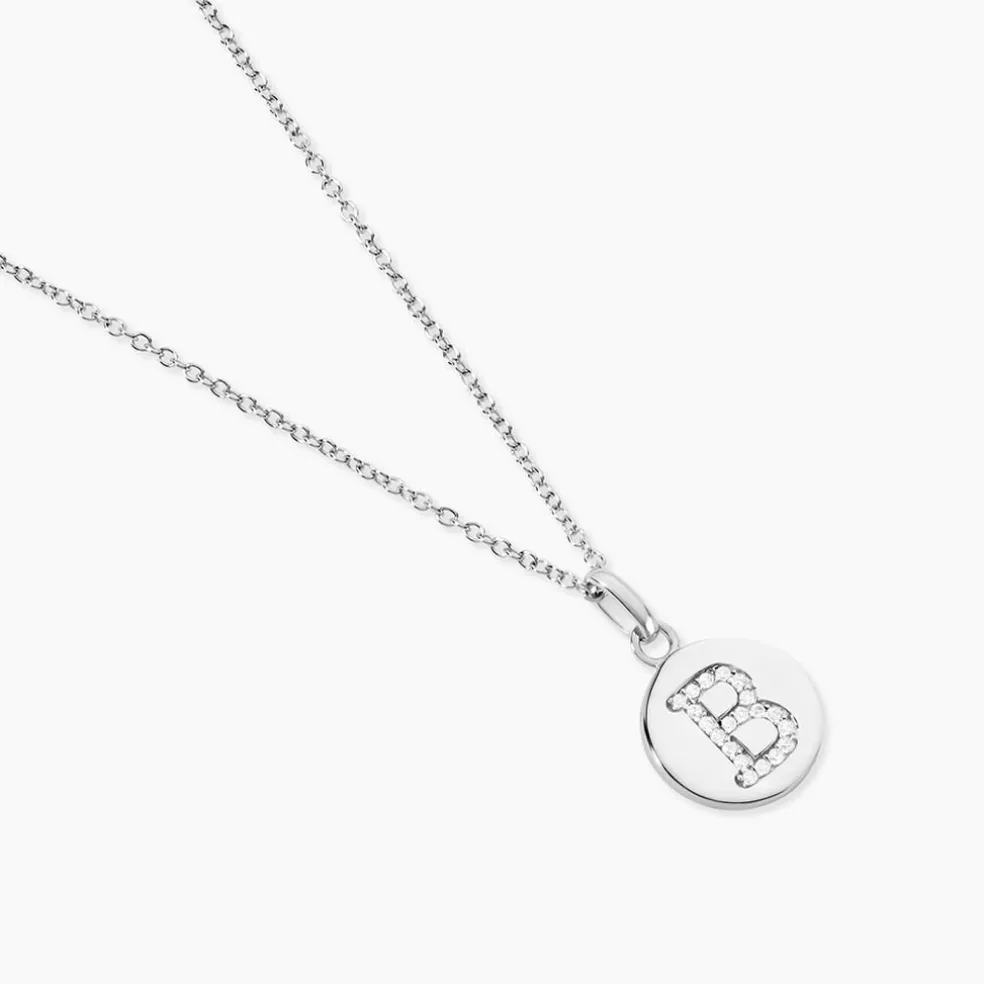Collier Argent Eugenien Oxydes De Zirconium