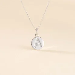 Collier Argent Eugenien Oxydes De Zirconium