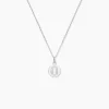 Collier Argent Eugenien Oxydes De Zirconium