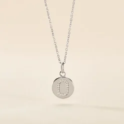 Collier Argent Eugenien Oxydes De Zirconium