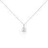 Collier Argent Eugenien Oxydes De Zirconium