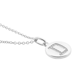 Collier Argent Eugenien Oxydes De Zirconium