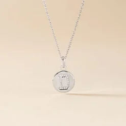 Collier Argent Eugenien Oxydes De Zirconium