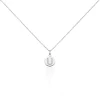 Collier Argent Eugenien Oxydes De Zirconium