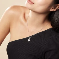 Collier Argent Eugenien Oxydes De Zirconium