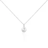 Collier Argent Eugenien Oxydes De Zirconium