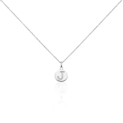 Collier Argent Eugenien Oxydes De Zirconium