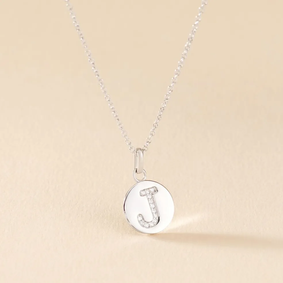 Collier Argent Eugenien Oxydes De Zirconium