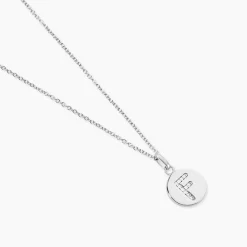 Collier Argent Eugenien Oxydes De Zirconium