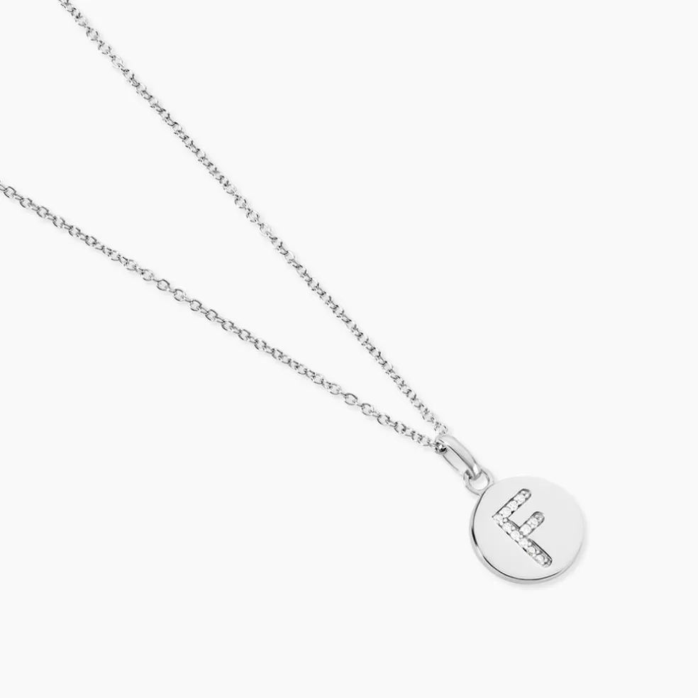 Collier Argent Eugenien Oxydes De Zirconium