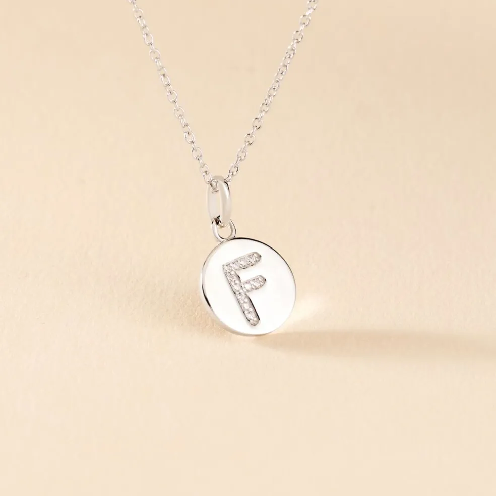 Collier Argent Eugenien Oxydes De Zirconium