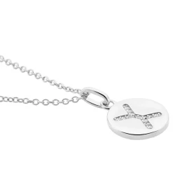 Collier Argent Eugenien Oxydes De Zirconium