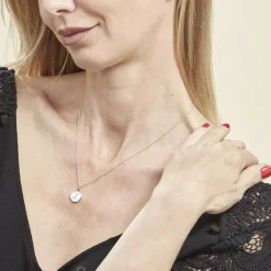 Collier Argent Eugenien Oxydes De Zirconium