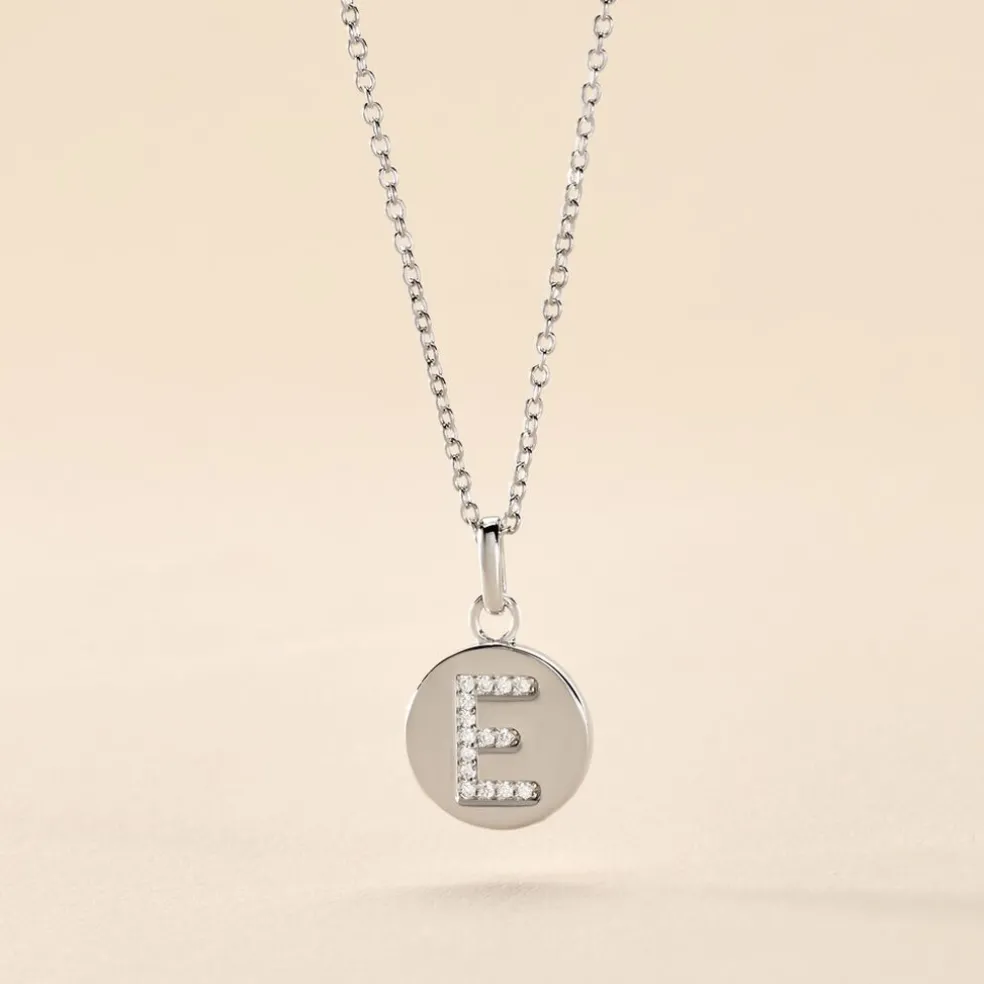Collier Argent Eugenien Oxydes De Zirconium
