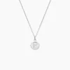 Collier Argent Eugenien Oxydes De Zirconium
