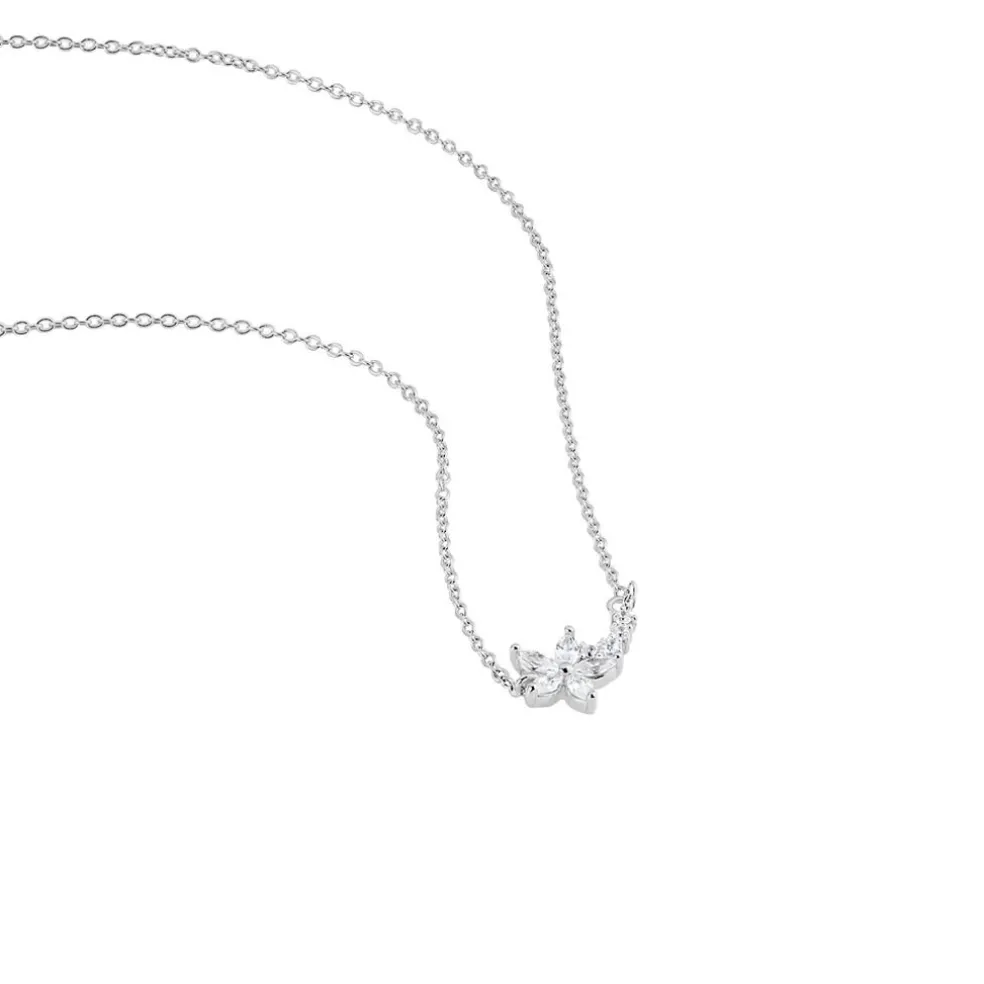 Collier Argent Florencio Oxydes De Zirconium
