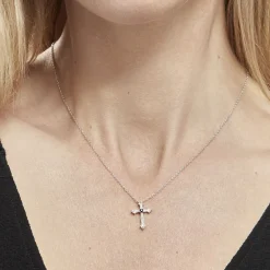 Collier Argent Florian Oxydes De Zirconium