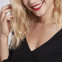 Collier Argent Giustino Oxydes De Zirconium