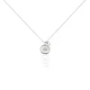 Collier Argent Glad Perle De Culture Oxydes De Zirconium