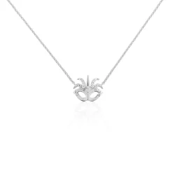 Collier Argent Gweltaz Oxydes De Zirconium