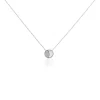 Collier Argent Haile Oxydes De Zirconium