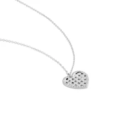 Collier Argent Helenius Oxydes De Zirconium