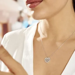 Collier Argent Helenius Oxydes De Zirconium