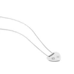 Collier Argent Ieronim Oxydes De Zirconium