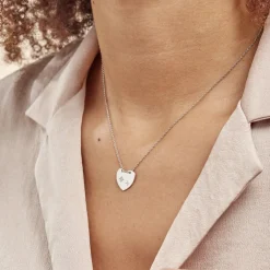 Collier Argent Ieronim Oxydes De Zirconium