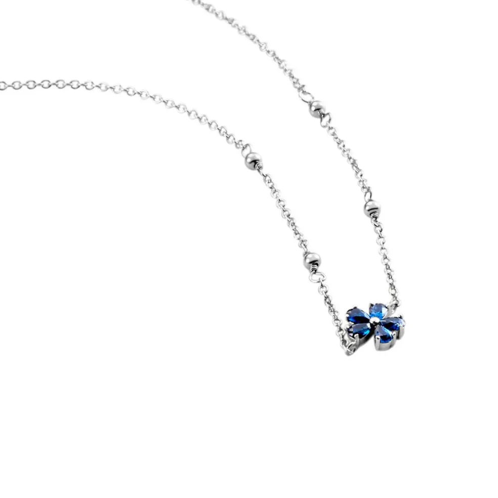 Collier Argent Laldilon Oxydes De Zirconium