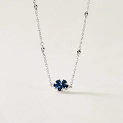 Collier Argent Laldilon Oxydes De Zirconium