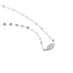 Collier Argent Lars Oxyde De Zirconium
