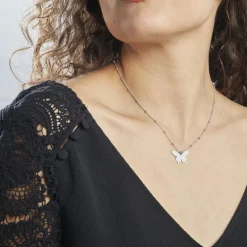 Collier Argent Lauree