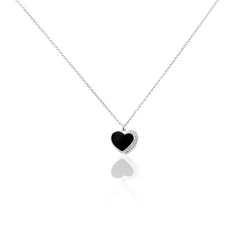 Collier Argent Leonilo Oxydes De Zirconium