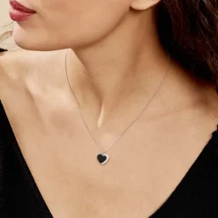 Collier Argent Leonilo Oxydes De Zirconium