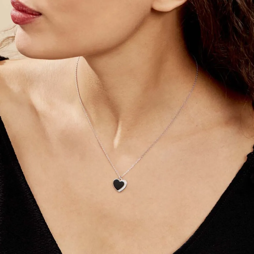 Collier Argent Leonilo Oxydes De Zirconium