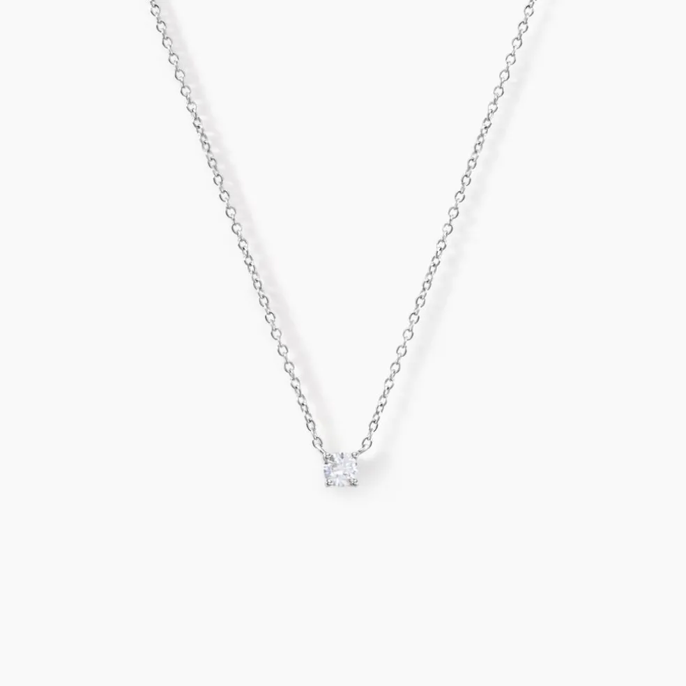 Collier Argent Lylwenn Oxydes De Zirconium
