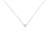 Collier Argent Magilos Oxydes De Zirconium