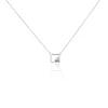 Collier Argent Mettild Oxydes De Zirconium
