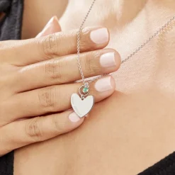 Collier Argent Pero Onyx