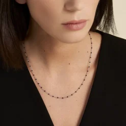 Collier Argent Polka