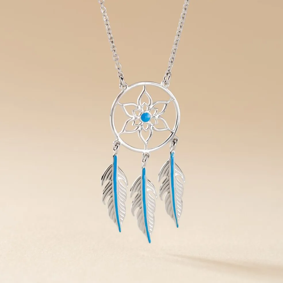 Collier Argent Polygale