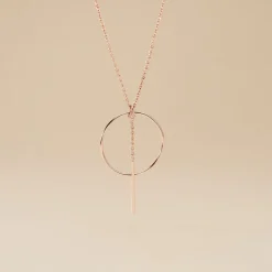Collier Argent Rose Enissa