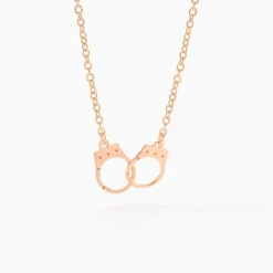 Collier Argent Rose Kim