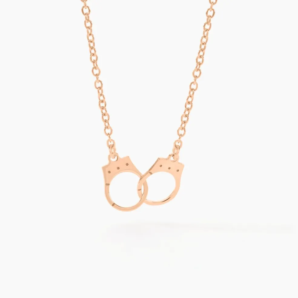 Collier Argent Rose Kim