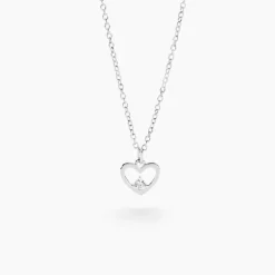 Collier Argent Sabino Oxydes De Zirconium